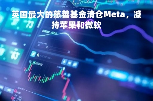 英国最大的慈善基金清仓Meta，减持苹果和微软