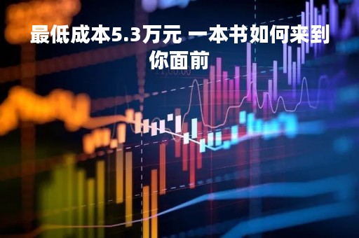 最低成本5.3万元 一本书如何来到你面前