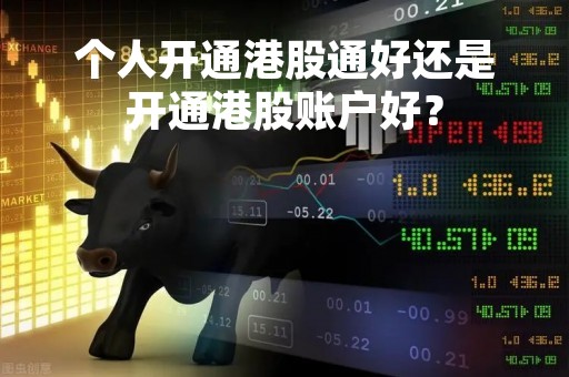 个人开通港股通好还是开通港股账户好？