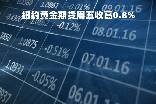 纽约黄金期货周五收高0.8%