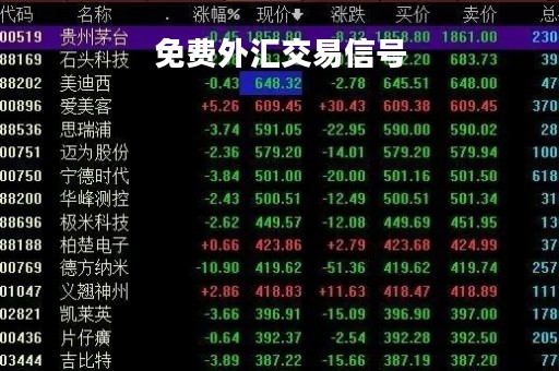免费外汇交易信号「免费外汇交易信号是什么」
