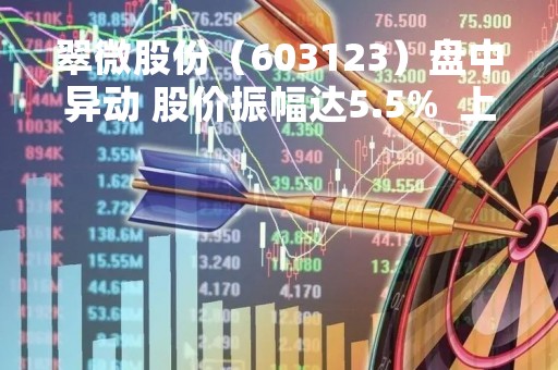 翠微股份（603123）盘中异动 股价振幅达5.5%  上涨7.27%（04-24）