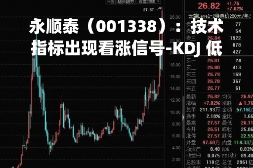 永顺泰（001338）：技术指标出现看涨信号-KDJ 低位金叉（04-24）