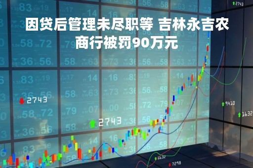 因贷后管理未尽职等 吉林永吉农商行被罚90万元
