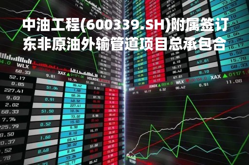 中油工程(600339.SH)附属签订东非原油外输管道项目总承包合同 涉资约55.4亿元