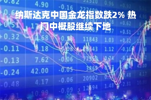 纳斯达克中国金龙指数跌2% 热门中概股继续下地