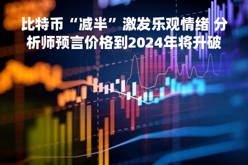 比特币“减半”激发乐观情绪 分析师预言价格到2024年将升破5万美元