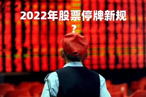 2022年股票停牌新规？