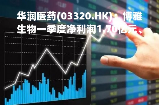 华润医药(03320.HK)：博雅生物一季度净利润1.70亿元、同比增长64.47%