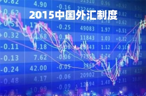 2015中国外汇制度「中国外汇储备2015」