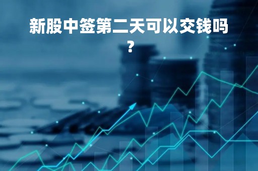 新股中签第二天可以交钱吗？