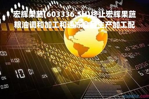 宏辉果蔬(603336.SH)终止宏辉果蔬粮油调和加工和速冻食品生产加工配送基地项目