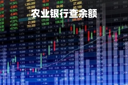 农业银行查余额