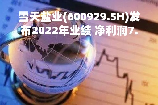 雪天盐业(600929.SH)发布2022年业绩 净利润7.69亿元 同比增长91.48% 拟每10股派2.5元