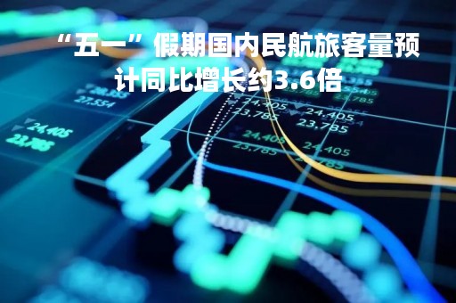 “五一”假期国内民航旅客量预计同比增长约3.6倍