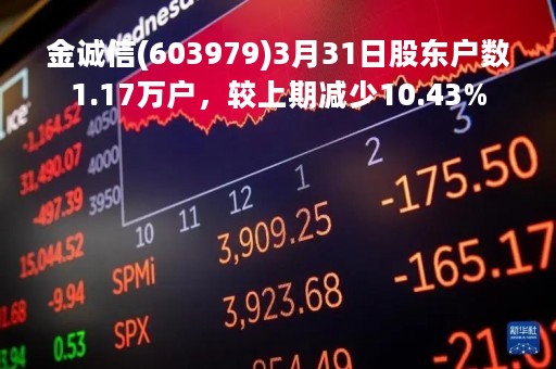 金诚信(603979)3月31日股东户数1.17万户，较上期减少10.43%