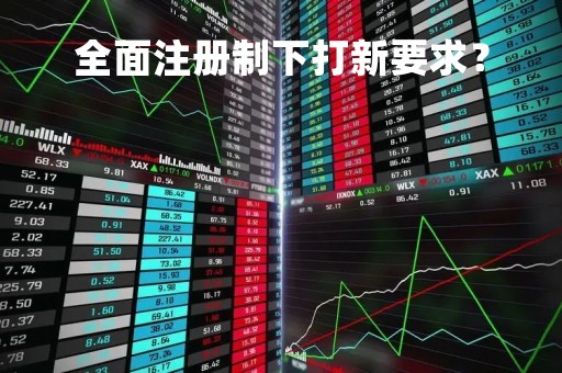 全面注册制下打新要求？