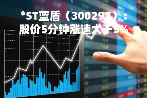 *ST蓝盾（300297）：股价5分钟涨速大于5%（04-25）