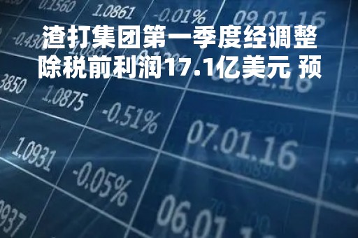 渣打集团第一季度经调整除税前利润17.1亿美元 预估15亿美元