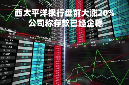 西太平洋银行盘前大涨20% 公司称存款已经企稳