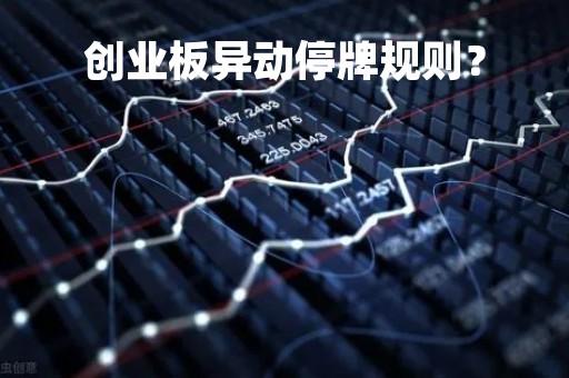 创业板异动停牌规则？