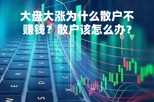 大盘大涨为什么散户不赚钱？散户该怎么办？