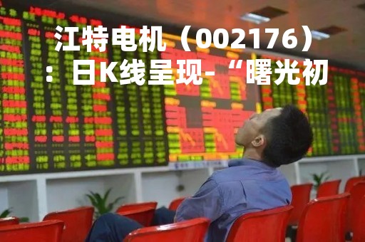 江特电机（002176）：日K线呈现-“曙光初现”形态 后市看多（04-26）