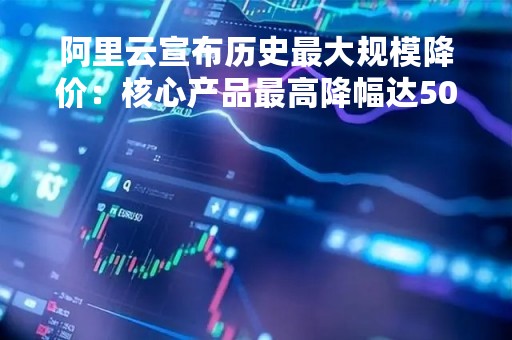 阿里云宣布历史最大规模降价：核心产品最高降幅达50%