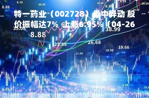 特一药业（002728）盘中异动 股价振幅达7%  上涨6.95%（04-26）