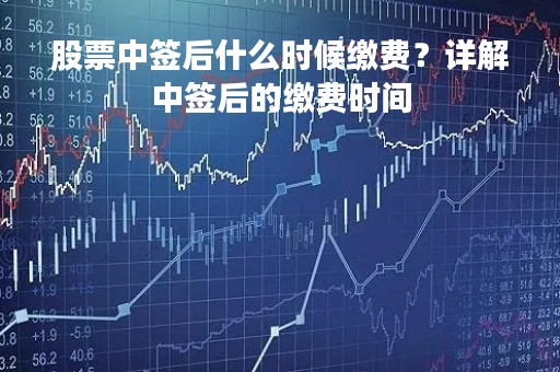 股票中签后什么时候缴费？详解中签后的缴费时间
