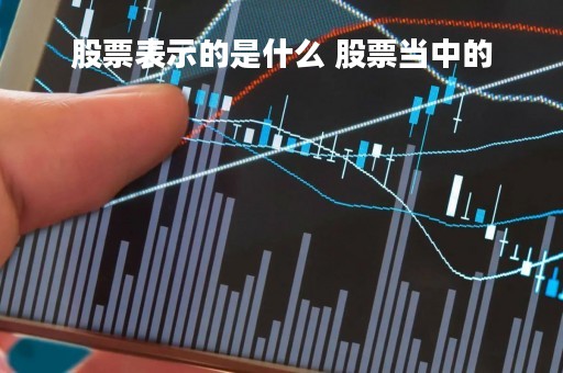 股票表示的是什么 股票当中的