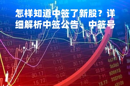 怎样知道中签了新股？详细解析中签公告、中签号码和中签率