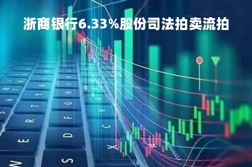 浙商银行6.33%股份司法拍卖流拍