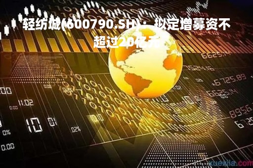 轻纺城(600790.SH)：拟定增募资不超过20亿元