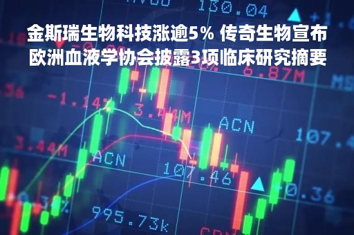 金斯瑞生物科技涨逾5% 传奇生物宣布欧洲血液学协会披露3项临床研究摘要