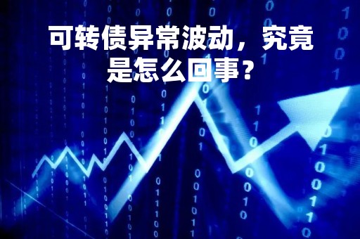 可转债异常波动，究竟是怎么回事？
