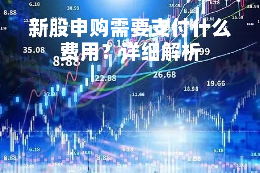 新股申购需要支付什么费用？详细解析