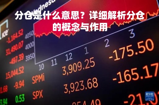 分仓是什么意思?详细解析分仓的概念与作用