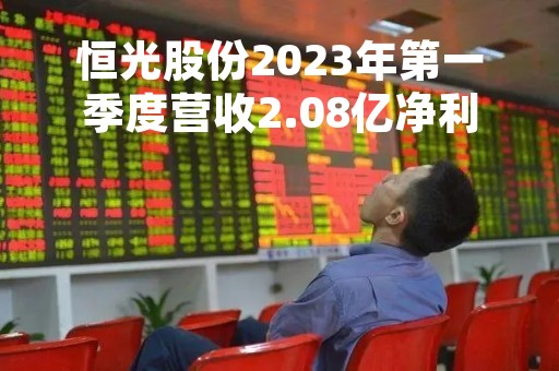 恒光股份2023年第一季度营收2.08亿净利1458.56万