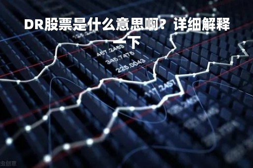 DR股票是什么意思啊？详细解释一下
