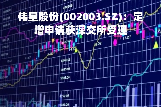 伟星股份(002003.SZ)：定增申请获深交所受理