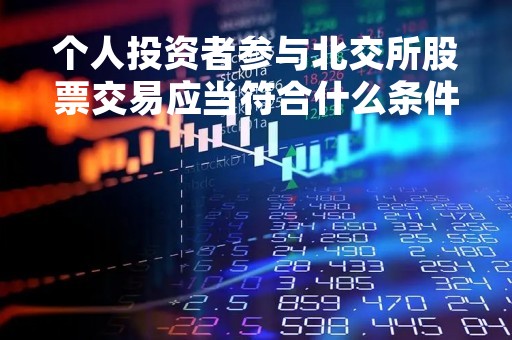 个人投资者参与北交所股票交易应当符合什么条件