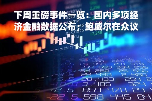 下周重磅事件一览：国内多项经济金融数据公布；鲍威尔在众议院发表半年度货币政策证词；美联储公布经济状况褐皮书