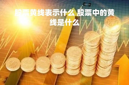 股票黄线表示什么 股票中的黄线是什么