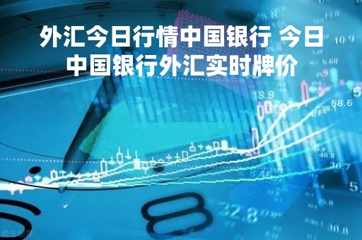 外汇今日行情中国银行 今日中国银行外汇实时牌价