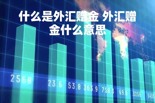 什么是外汇赠金 外汇赠金什么意思
