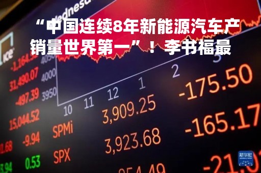 “中国连续8年新能源汽车产销量世界第一”！李书福最新发声，“有些中国车排队都买不到”！