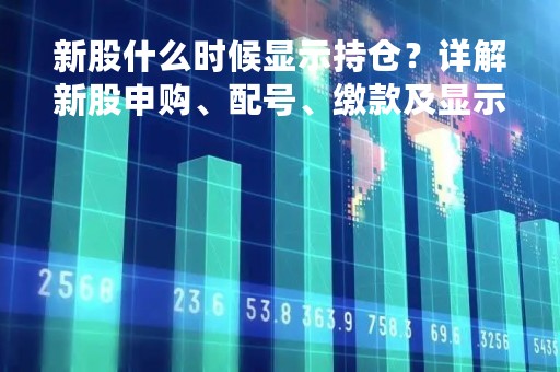 新股什么时候显示持仓？详解新股申购、配号、缴款及显示持仓时间