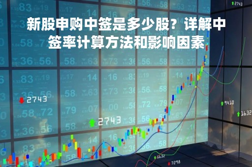 新股申购中签是多少股？详解中签率计算方法和影响因素