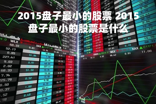 2015盘子最小的股票 2015盘子最小的股票是什么